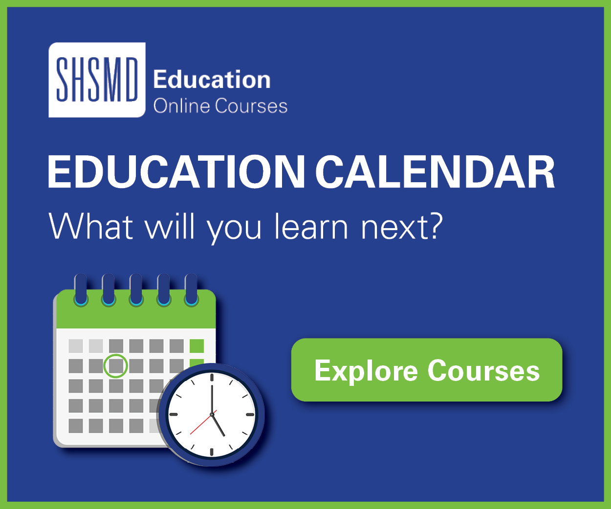 SHSMD Education Calendar