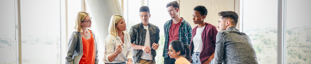 young professionals in a team meeting